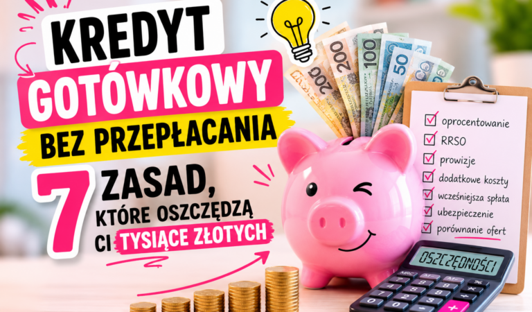 Kredyt gotówkowy bez przepłacania – 7 zasad, które oszczędzą ci tysiące złotych